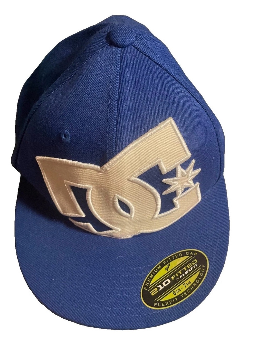 DC Royal Blue Snapback with White Logo Patch